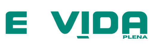 logo e-vida plena transparente branco